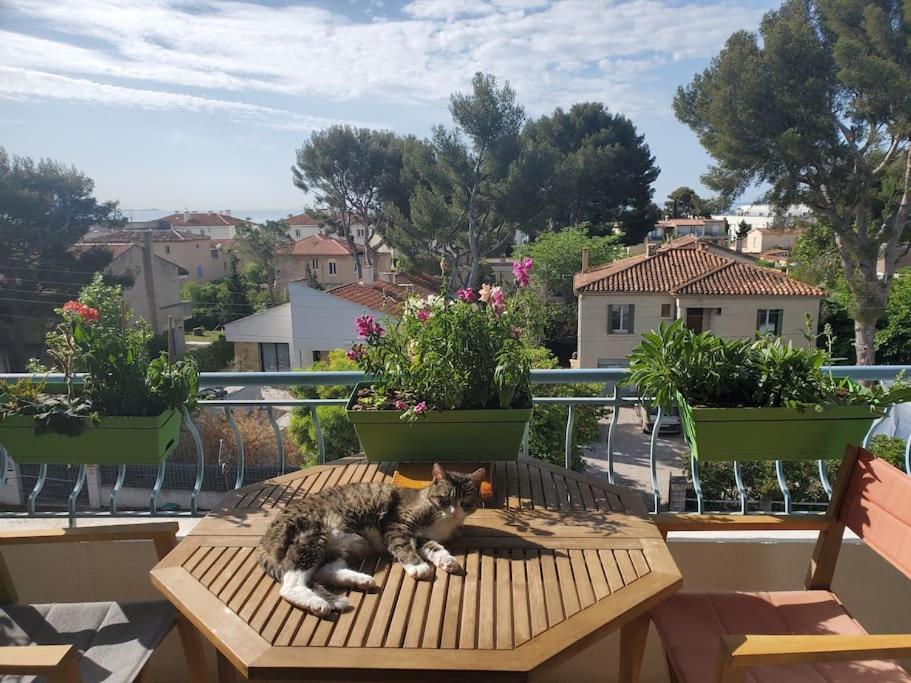 Lou Beach Home 75 M2 A 300 M De La Plage Avec Vue Mer La Ciotat Extérieur photo